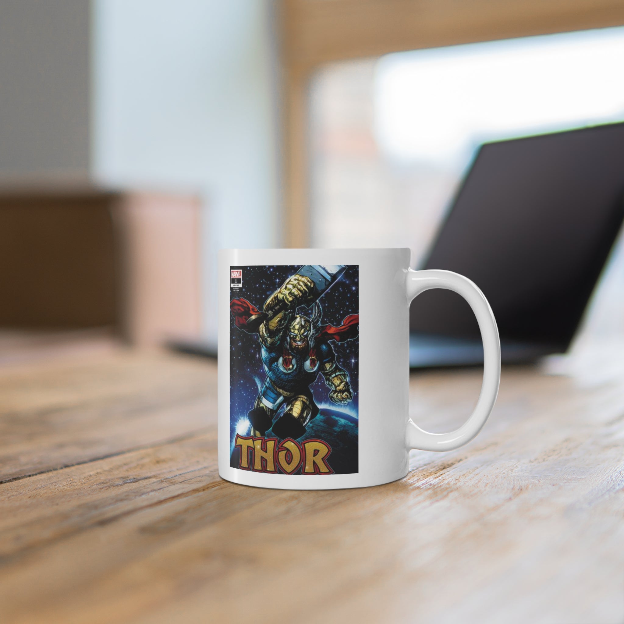 CThor Comic Book Cover Mug — 11oz Inspirational Coffee Cup