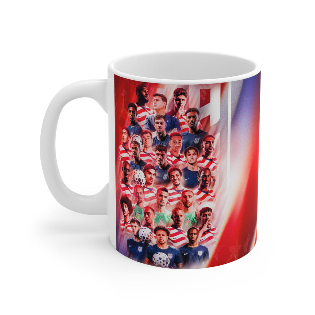 USA Mens Soccer Team World Cup 2026 Mug — 11oz Inspirational Coffee Cup