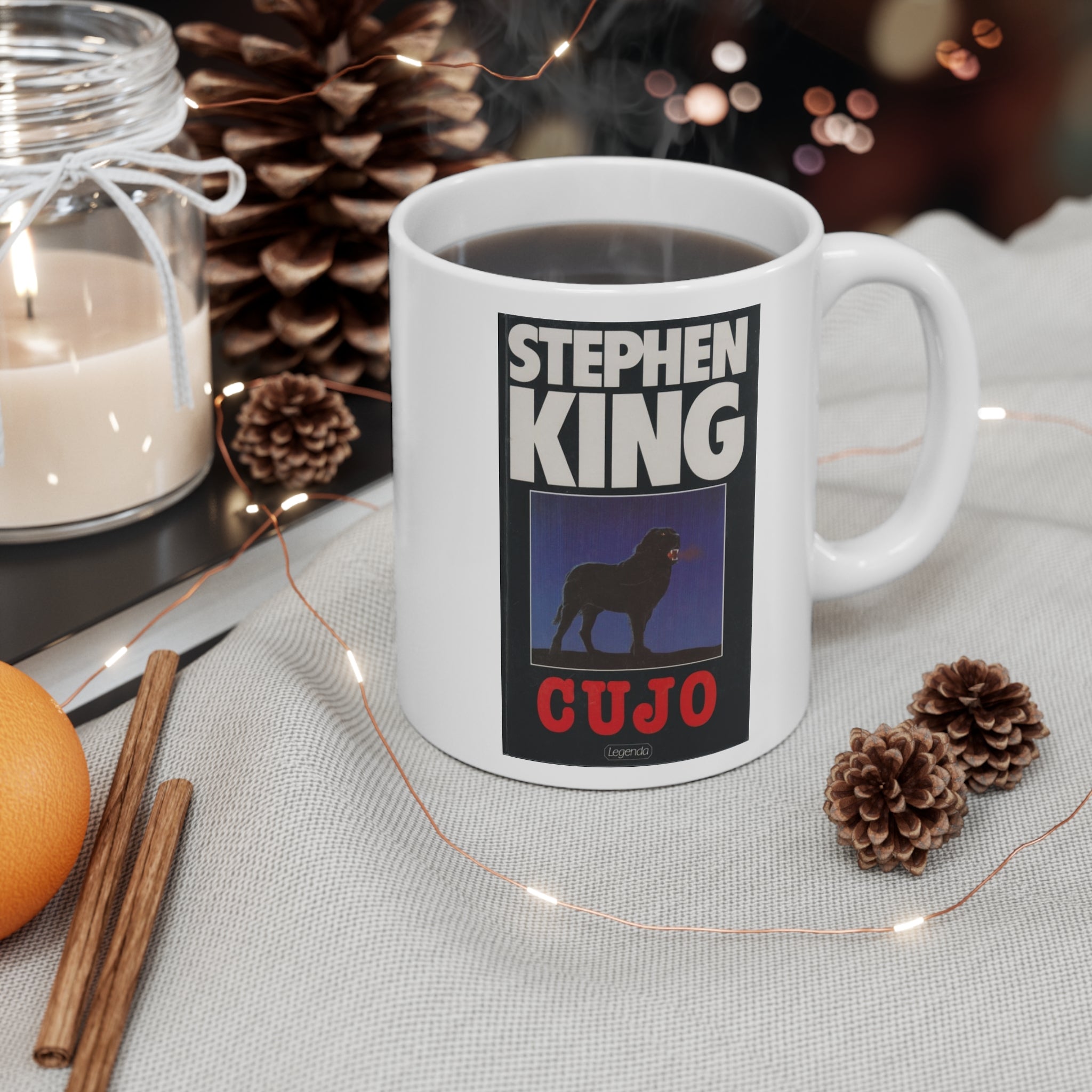 Stephen King Cujo Book Cover Mug — 11oz Inspirational Coffee Cup