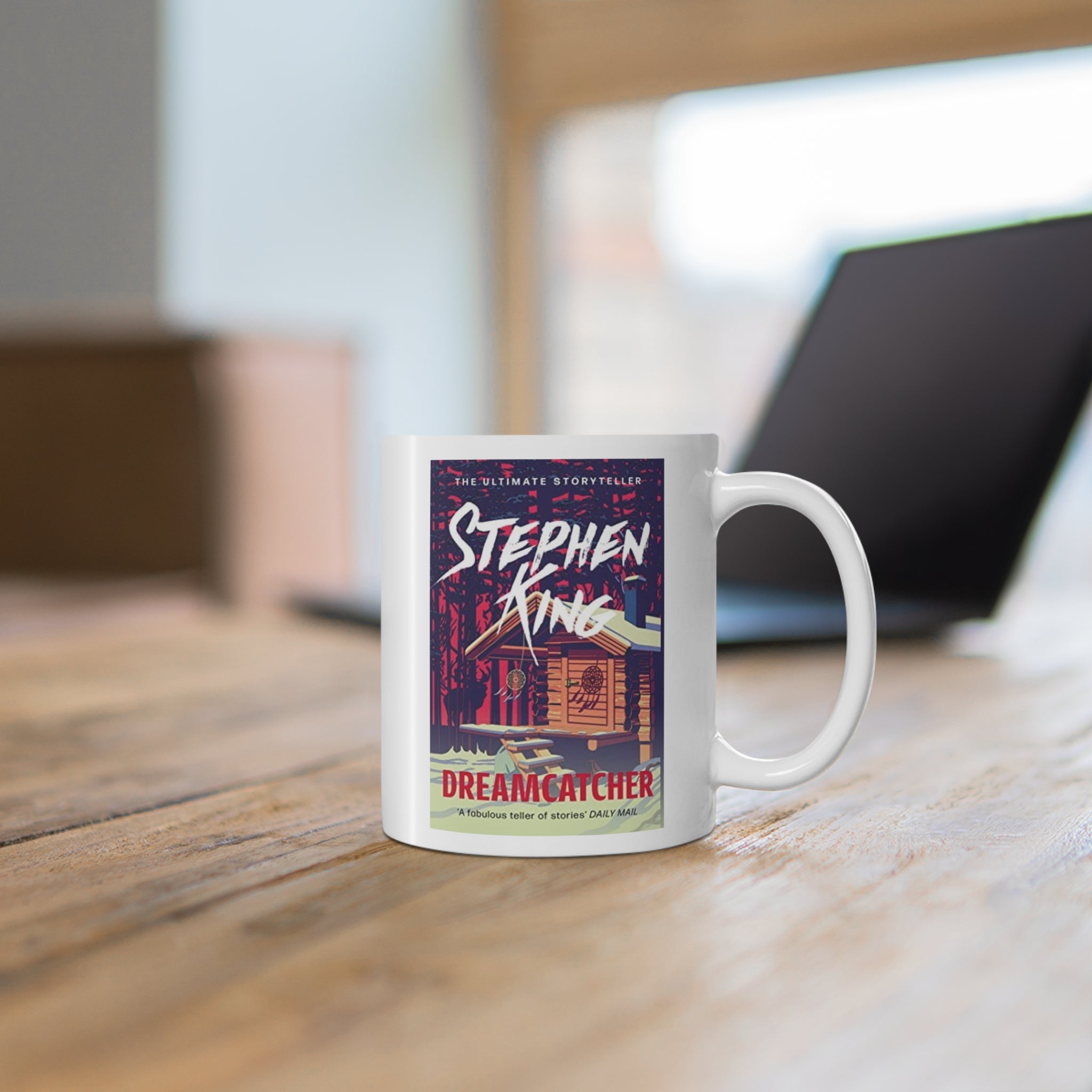 Stephen King Dreamcatcher Book Cover Mug — 11oz Inspirational Coffee Cup
