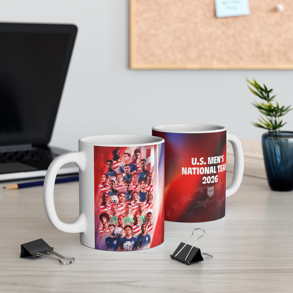 USA Mens Soccer Team World Cup 2026 Mug — 11oz Inspirational Coffee Cup