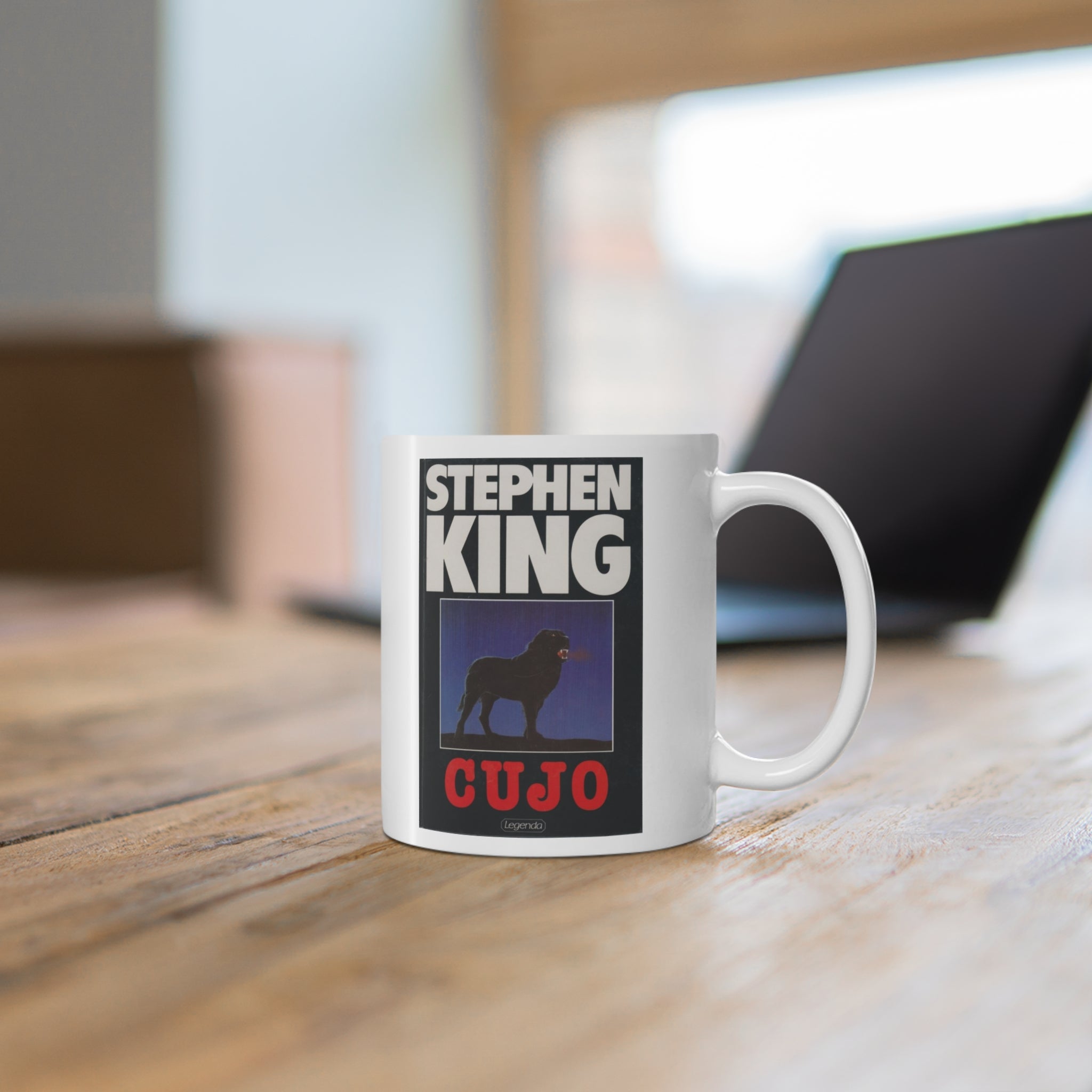 Stephen King Cujo Book Cover Mug — 11oz Inspirational Coffee Cup