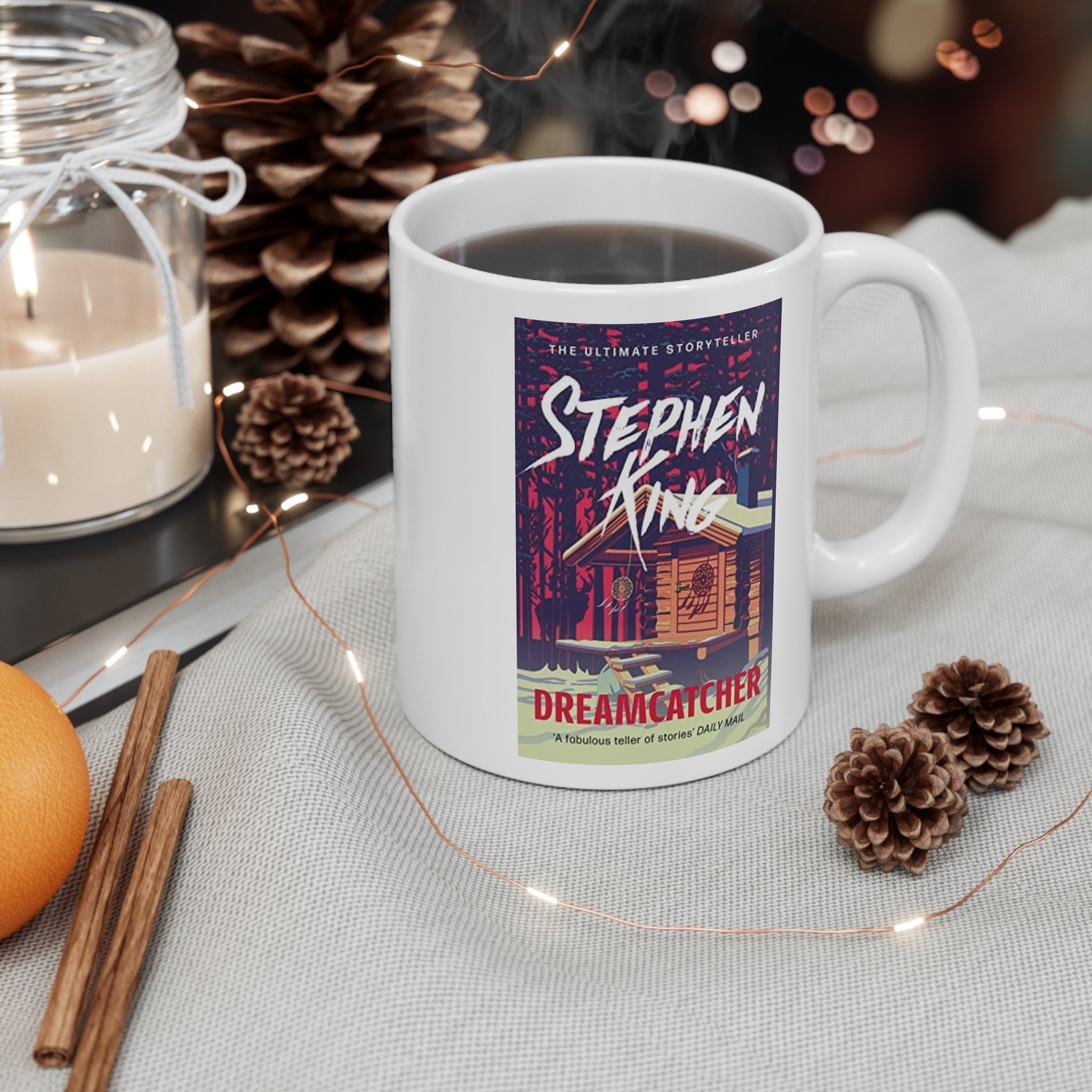 Stephen King Dreamcatcher Book Cover Mug — 11oz Inspirational Coffee Cup