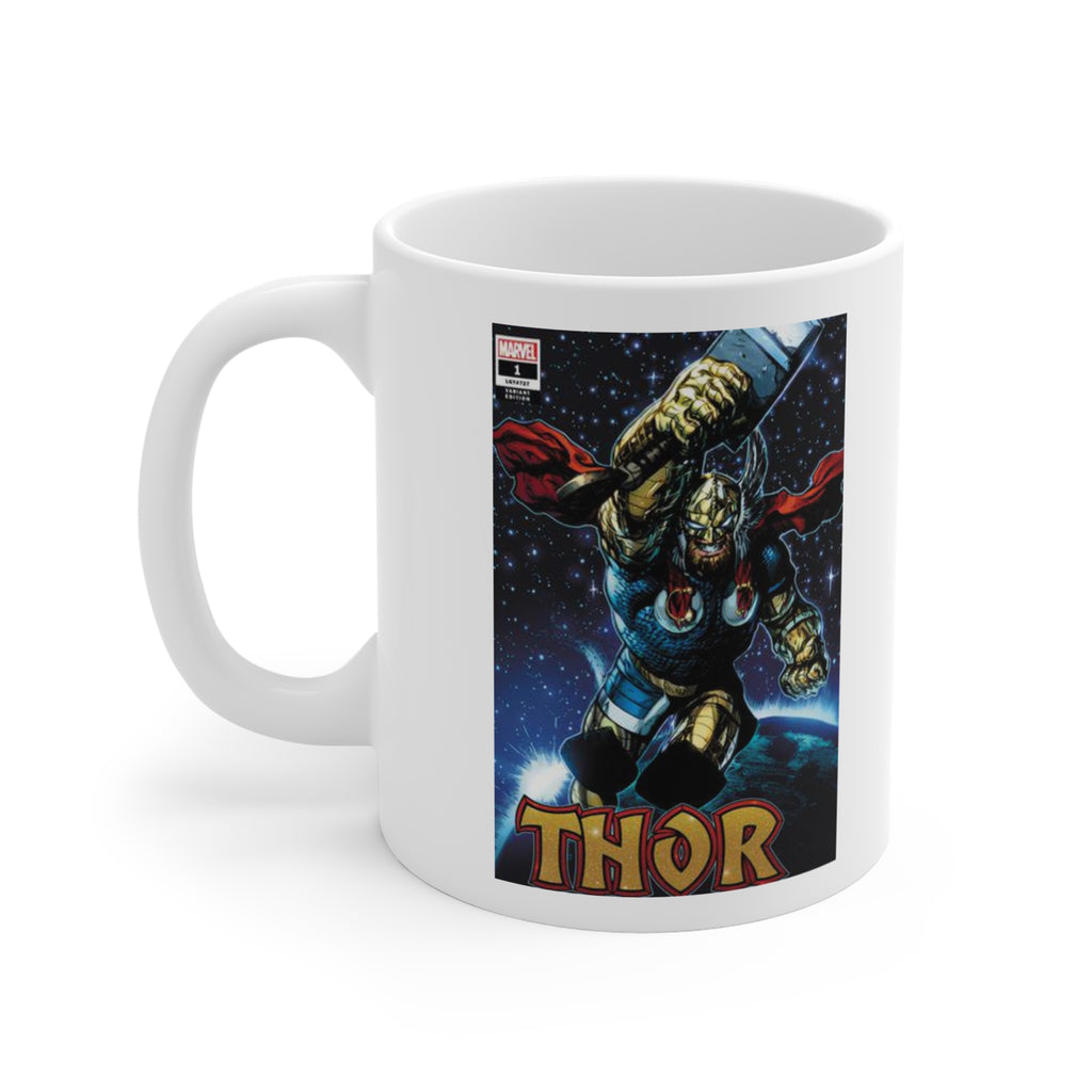 CThor Comic Book Cover Mug — 11oz Inspirational Coffee Cup
