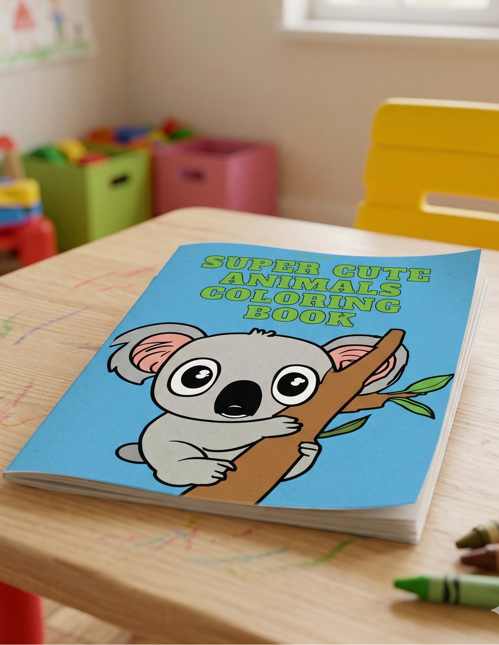 Super Cute Animals Coloring Book